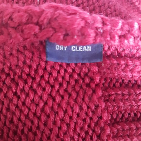 Polo Ralph Lauren SZ XL Vintage Wool Alpine Heavy Red & Beige Outdoor Sweater - Picture 8 of 16